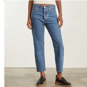 Everlane 100% Organic Cotton Super Soft Straight Leg Jean Size 26 Regular